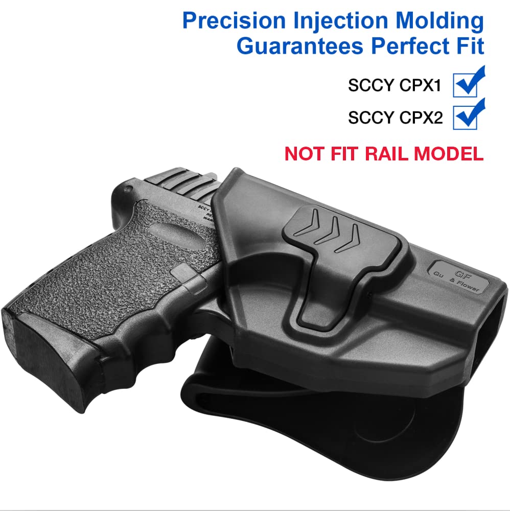 Tactical Scorpion Gear Holster For SCCY CPX1/CPX2 - Level II Retention, Paddle & Belt Options