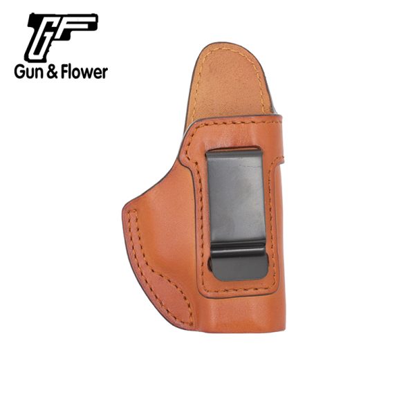 Custom Brown Leather Pocket Holster Fits Sig Sauer P365 – Ambidextrous Concealment
