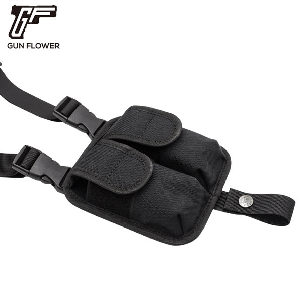 1/12 Scale Brown Shoulder Gun Holster Set – Fits 6” Slim Body Action Figures