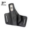 2 Slot Half Barrel Leather Holster