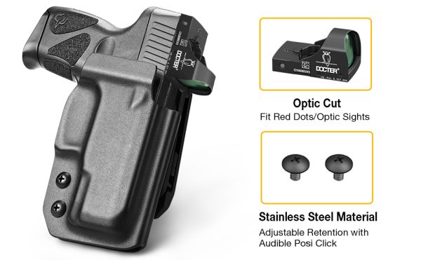Kydex Gun Holster Bearing Red Dot