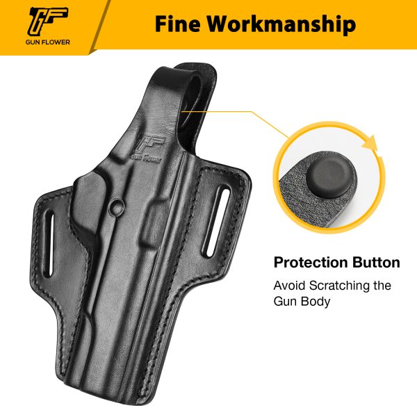 Leath gun Holster for 1911