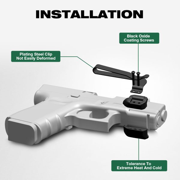 Universal Rail Gun Clip Holster