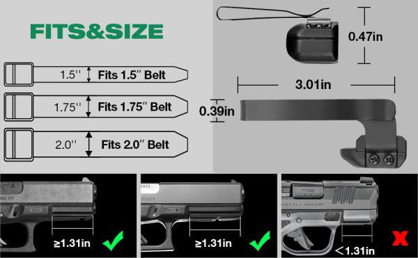 Universal Rail Gun Clip