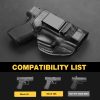 G43 IWB leather holster
