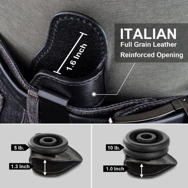 G43 IWB leather holster