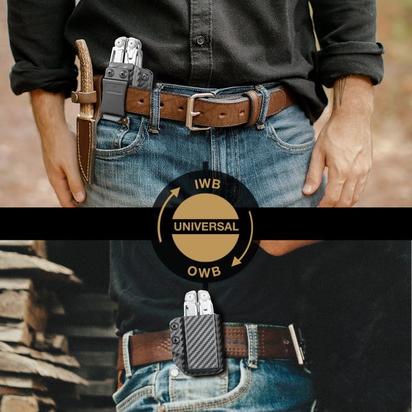 Carbon Fiber Multitool Sheath carry style