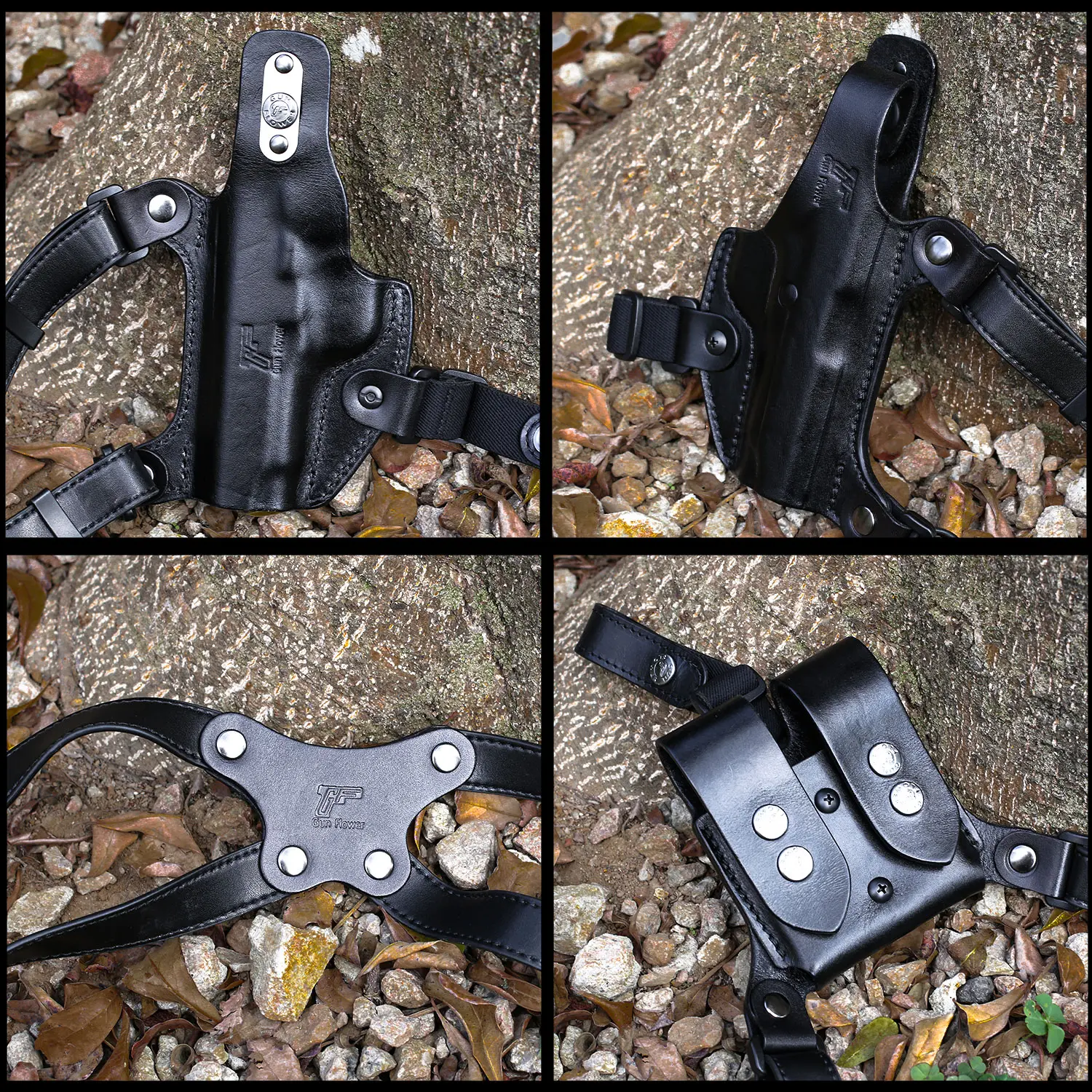 TEGE 1911 Tactical Holster – Fits Colt, Taurus, Sig Sauer, Springfield, Kimber – Paddle & Belt