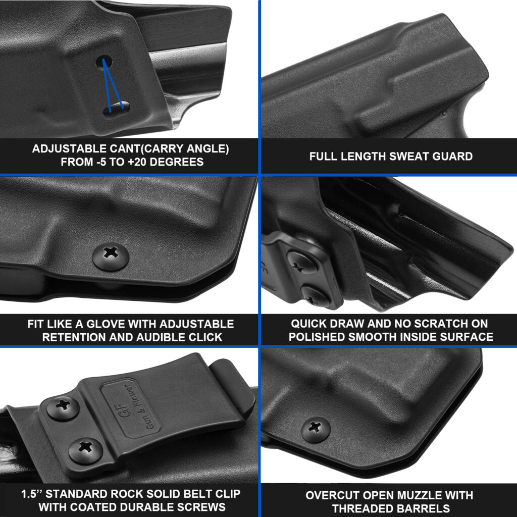 Retention Holsters: Fits S&W M&P 9mm, 40 & Shield 9,M2.0, 4.25 SD9 VE SD40 VE