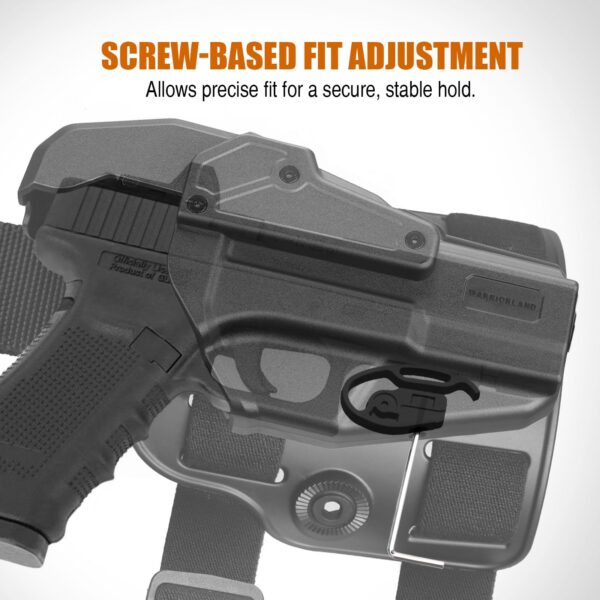 Agw Rds Cut WARRIORLAND Level 2 Drop Leg Holster for 17/19/ 22/23 Gen 3-5 & G31/32 ...